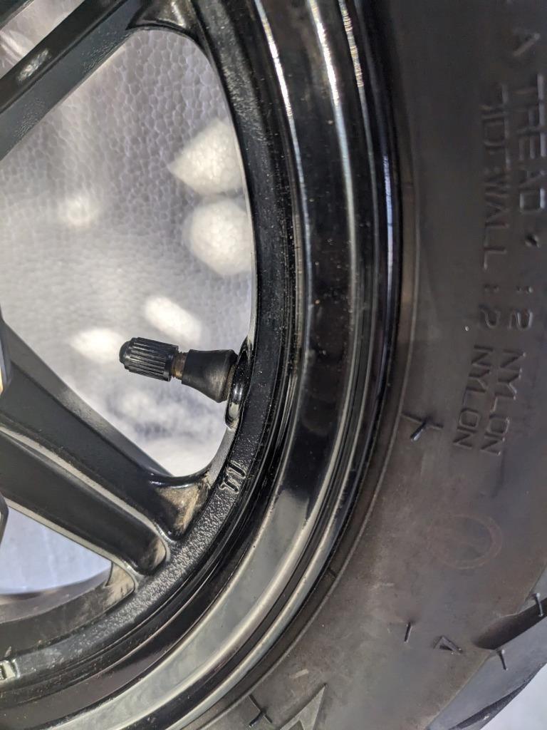 KAWASAKI F-0633 FRONT WHEEL 12XMT2.5 & 100/90-12 49J TIRE FOR Z125 PRO NEW KSLR