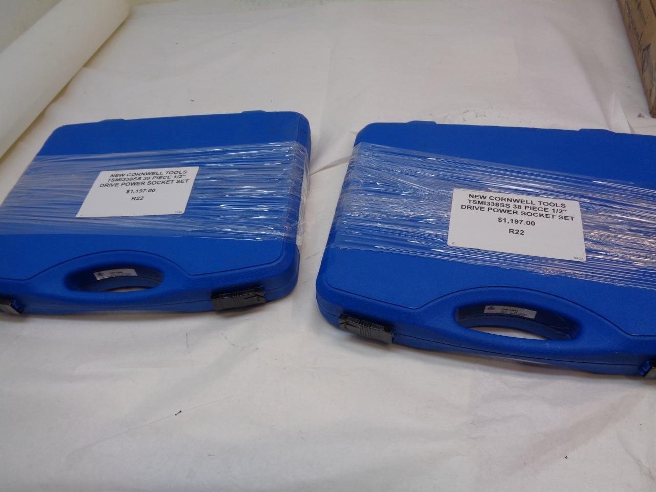 1 NEW CORNWELL TOOLS TSMI338SS 38 PIECE 1/2" DRIVE POWER SOCKET SET R22