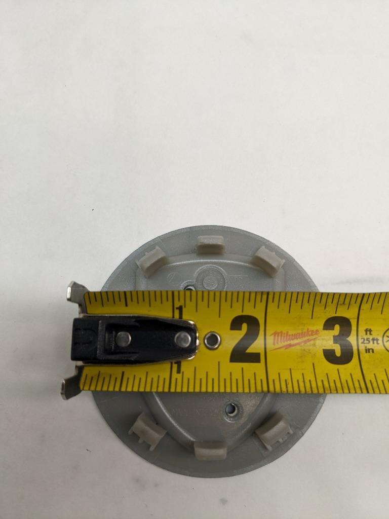 PORSCHE GRAY COLORED CENTER CAP (1) 7L5601149 NEW R21T2