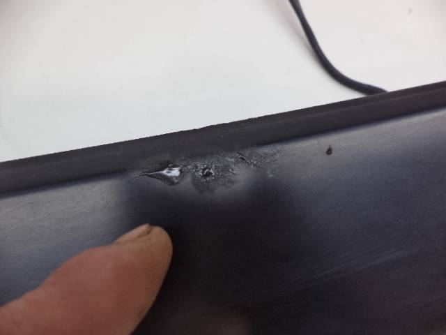 GENUINE PORSCHE 944 S2 1989-91 REAR SPOILER BLACK 951 512 101 00 OEM DAMAGED SR