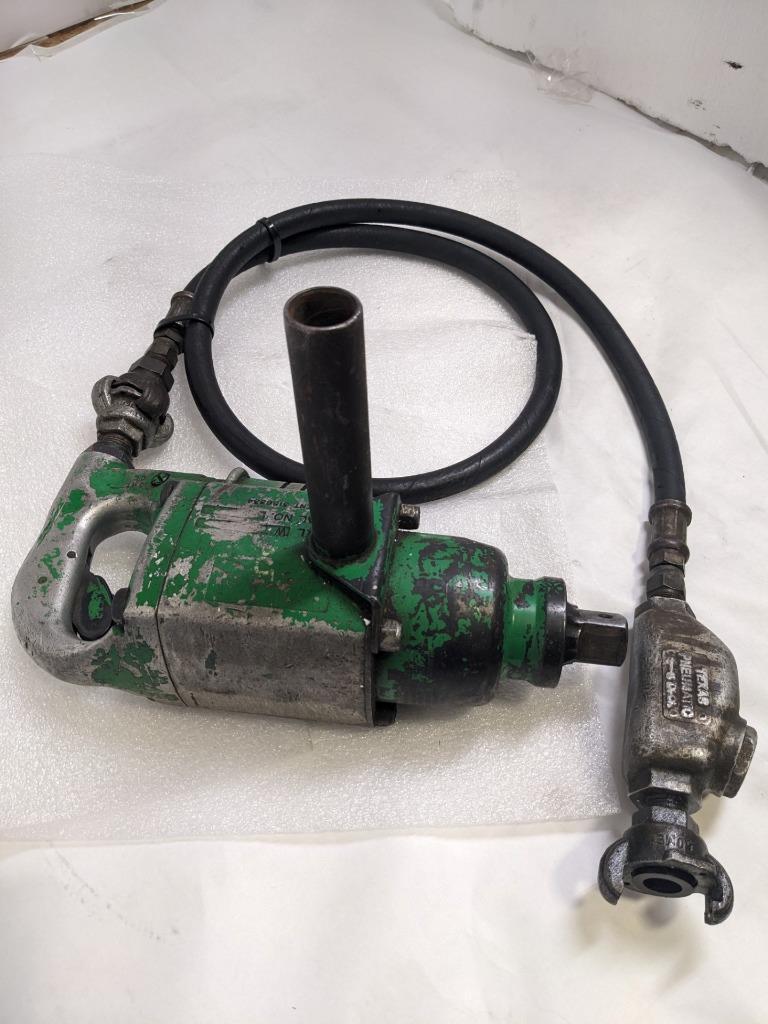 CLECO PNEUMATIC AIR IMPACT WRENCH 1-1/2'' SQUARE DRIVE 1201-3002 FT/LB USED R22