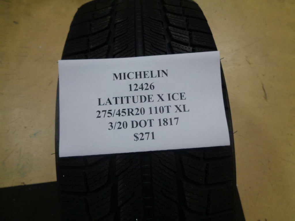 1 NOS MICHELIN LATITUDE X ICE P 275 45 20 110T XL TIRE SNOW WINTER 12426 Q0