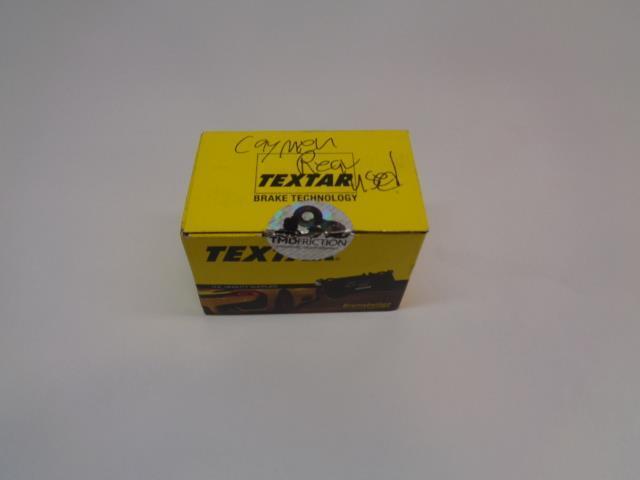 1 USED TEXTAR REAR BRAKE PAD SET FOR PORSCHE CAYMAN 2454101 R21T3