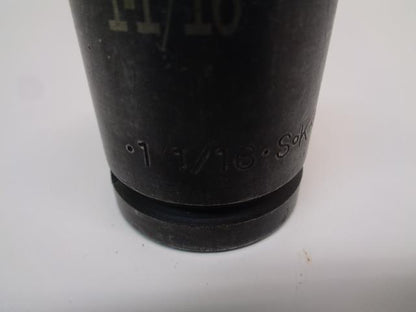 SK TOOLS 3/4" DRIVE 6 POINT 1-1/6" STANDARD FRACTIONAL IMPACT SOCKET 84634 R22
