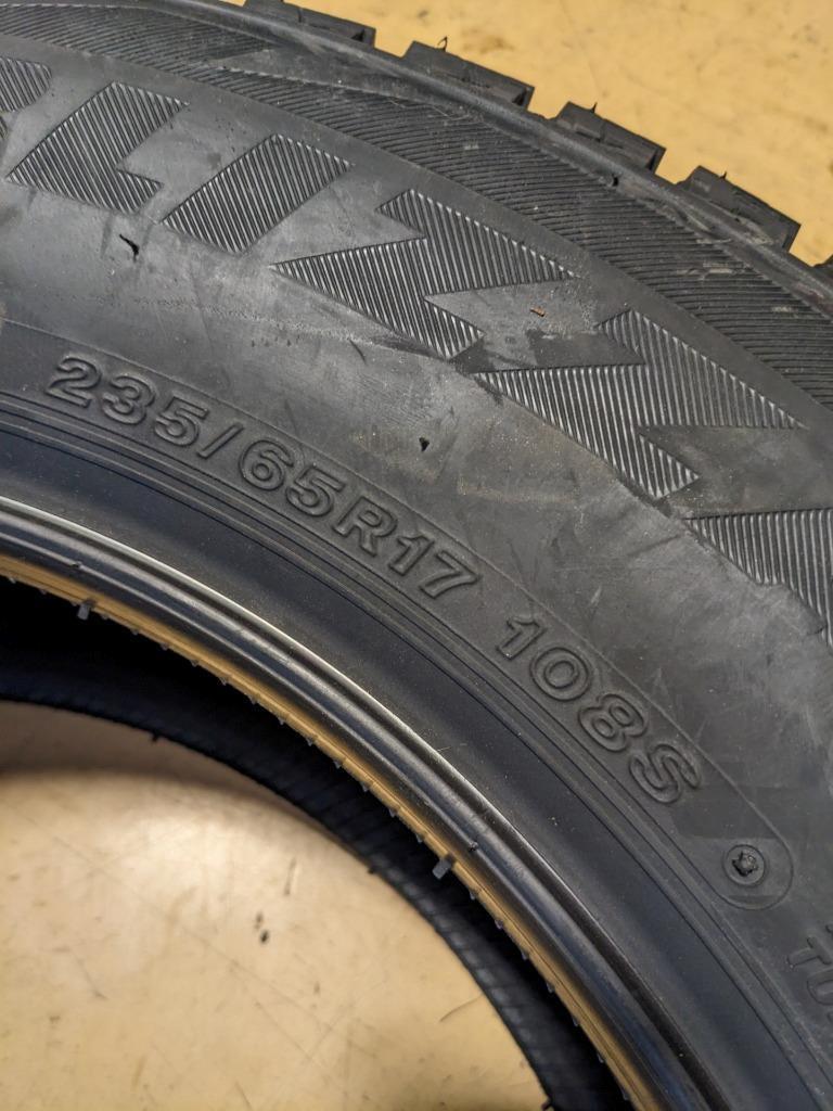 2 BRIDGESTONE BLIZZAK DM-V2 P 235 65 17 108S XL SNOW WINTER TIRES 015743 CQ1