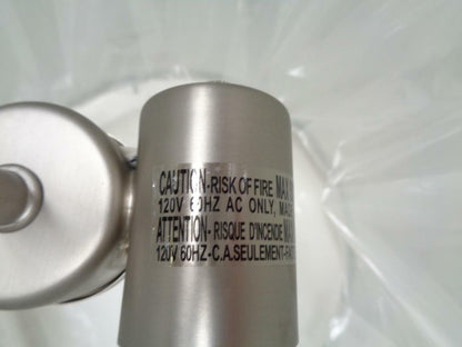 NEW 120V 60HZ AC ONLY HANGING CEILING LAMP ALUMINUM TAKES 60 WATT BULBS SR