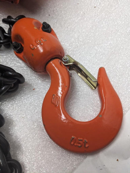 PROWINCH PWR05i 1/2 TON ELECTRIC CHAIN HOIST 2 SPEED 20FT G100 CHAIN NEW BSR3.1