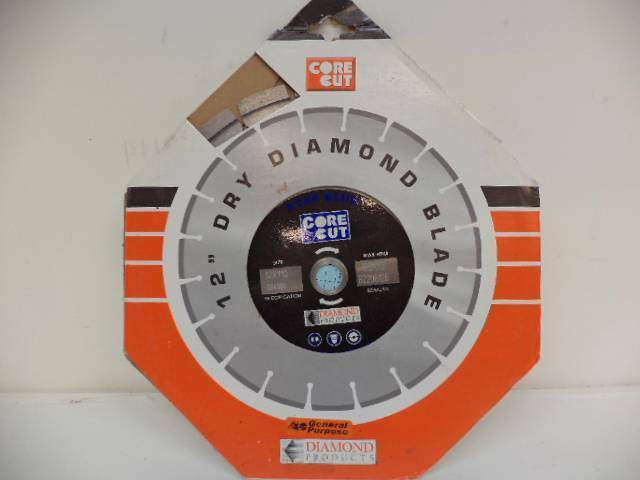 NEW CORE CUT STAR BLUE 12x110 DRY MASONRY DIAMOND BLADE 70504 SP1T1