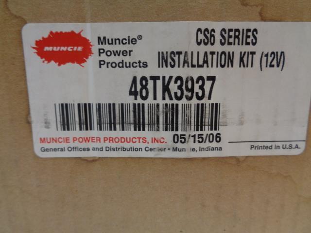 MUNCIE 48TK3937 POWER PRODUCTS CS6 SERIES INSTALLATION KIT 12V R5TE