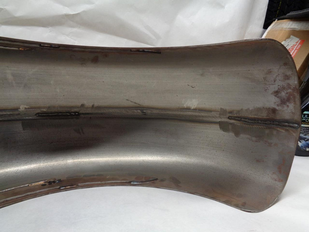 USED CUSTOM UNPAINTED HARDTAIL 25.75" DIA 10.5" W MOTORCYCLE FENDER R16