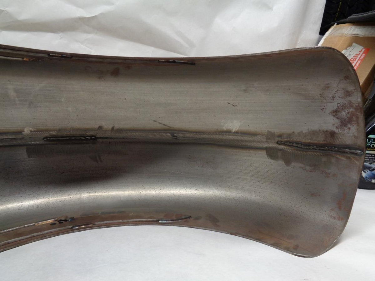 USED CUSTOM UNPAINTED HARDTAIL 25.75" DIA 10.5" W MOTORCYCLE FENDER R16