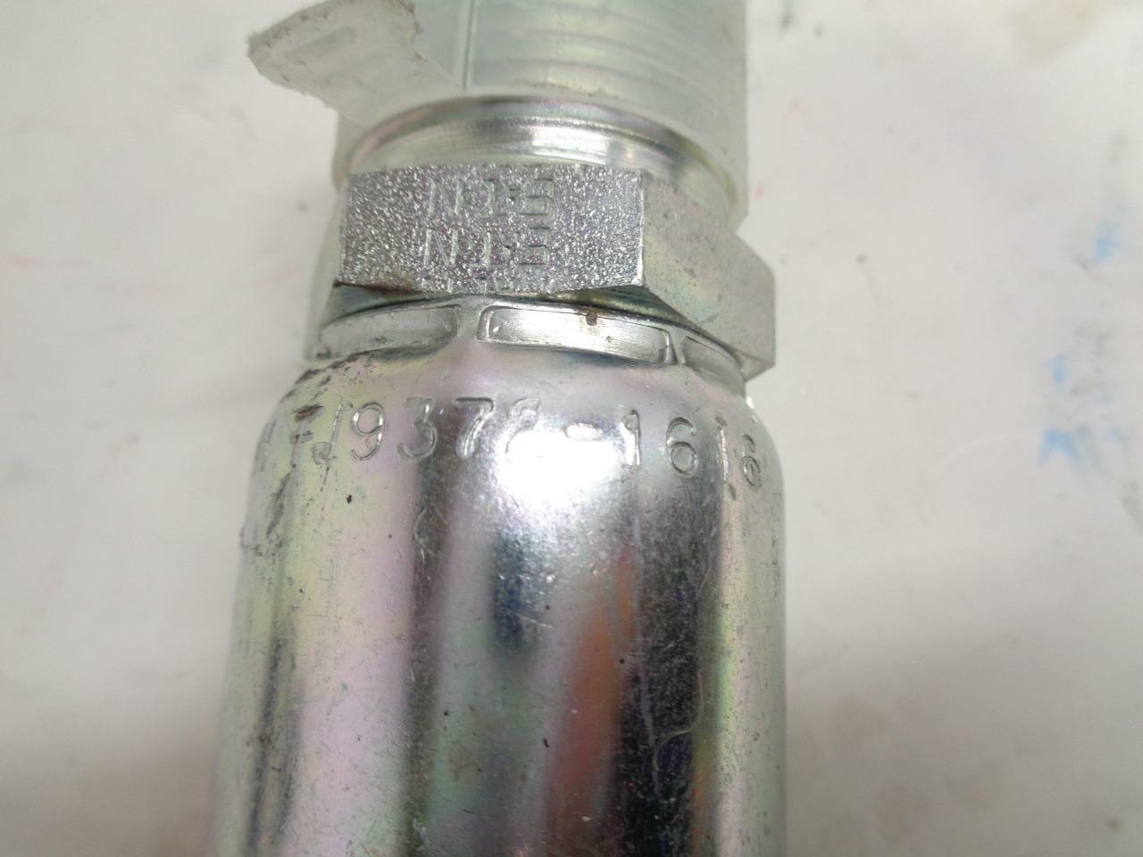 NEW 3 PACK OF EATON SYNFLEX HOSE MALE PIPE SWAGE CRIMP FITTING FJ9372-1616 R10TD