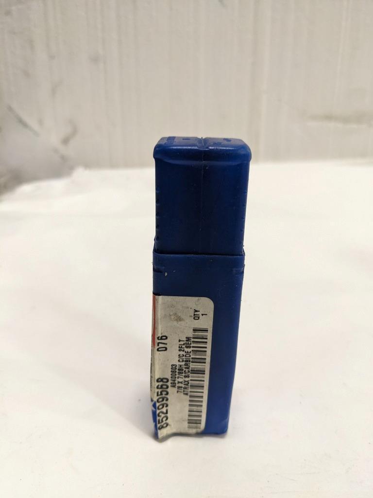 ATRAX 7/8"X 7/8"X1-1/2"X4" 2 FLUTE SOLID CARBIDE SQUARE END MILL 85299568 R22T5