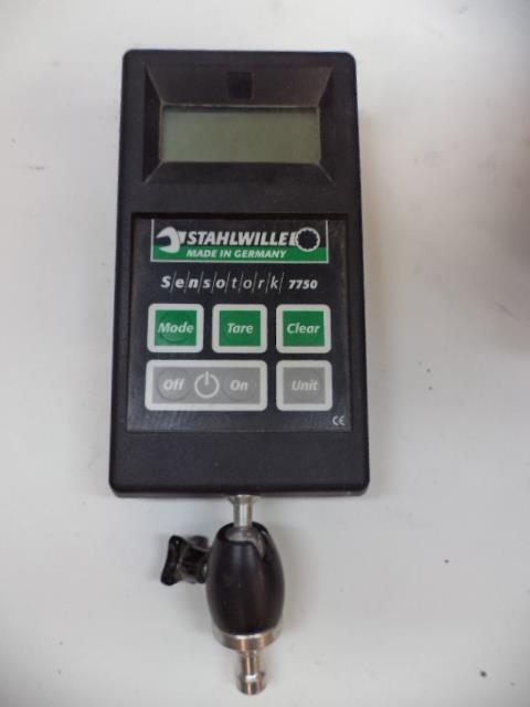 USED STAHLWILLE SENSOTORK 7707-2W TORQUE TESTER 2-100NM CAPACITY 3/8" DRIVE SR
