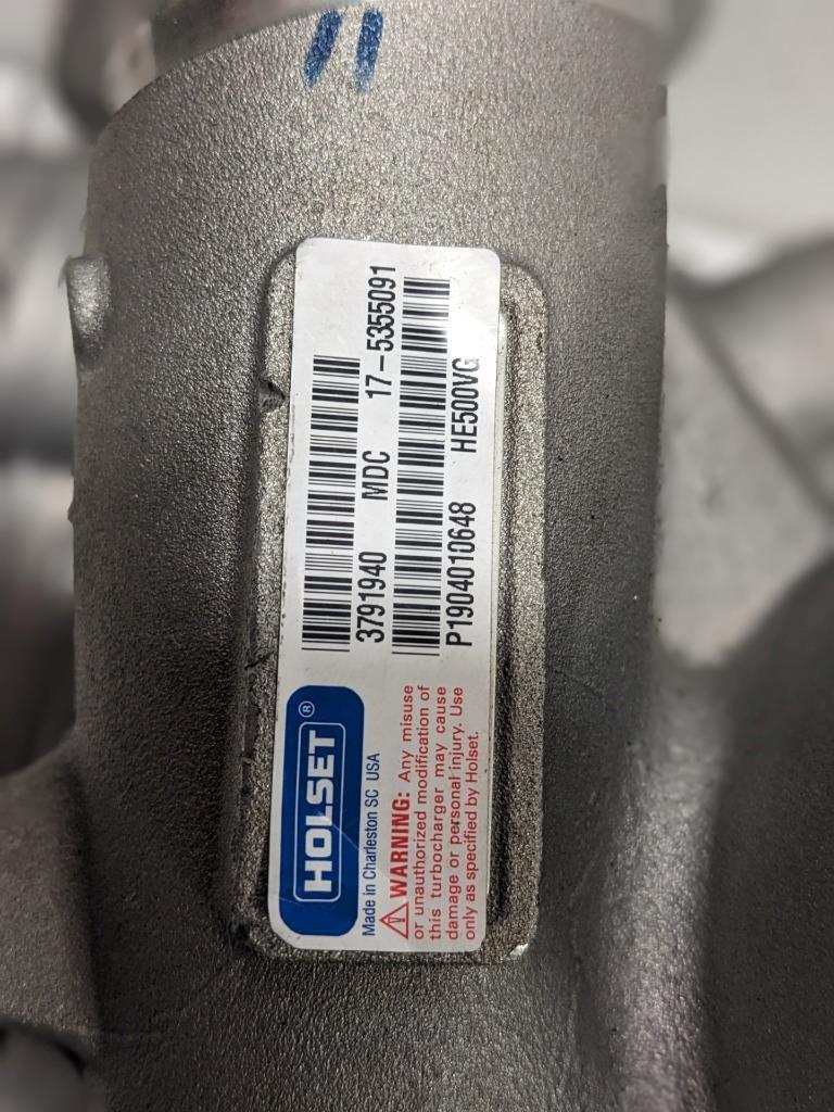 HOLSET/PACCAR 5355091TURBOCHARGER He500Vg WITH VGT ACTUATOR FOR Mx13 NEW BSG1