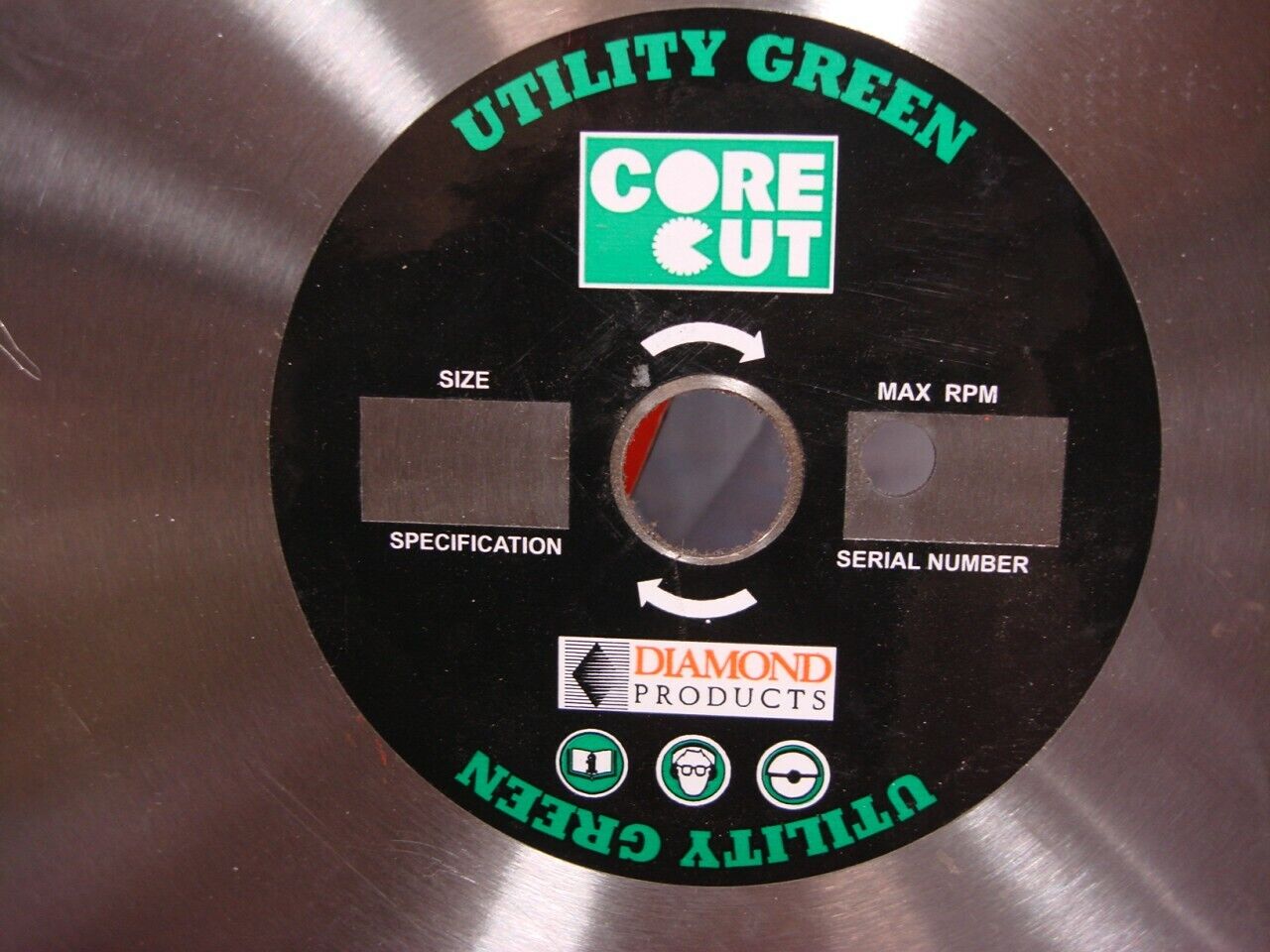 NEW CORE CUT G4000 UTILITY GREEN 14" X .125 DRY SEGMENTED DIAMOND BLADE SP1