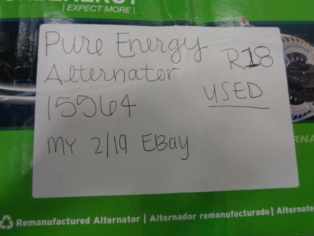 USED PURE ENERGY ALTERNATOR FOR ACURA MDX 06-09 15564 R8