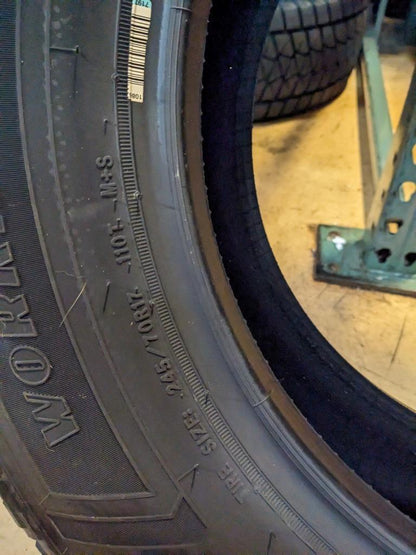 2 GOODYEAR WRANGLER WORKHORSE HT OWL P 245 70 17 110T SL TIRES 116080652 CQ2