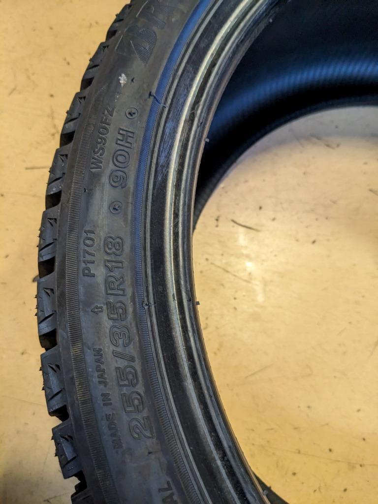 BRIDGESTONE BLIZZAK WS90 P 255 35 18 90H SL TIRE 001119 CQ2