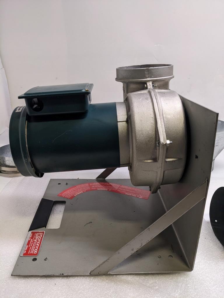 CINCINNATI FAN F-6-C/T1 FUME EXHAUSTER 1-1/2HP 3450RPM CAST ALUM 115V NEW B2