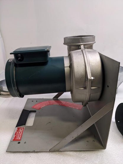 CINCINNATI FAN F-6-C/T1 FUME EXHAUSTER 1-1/2HP 3450RPM CAST ALUM 115V NEW B2