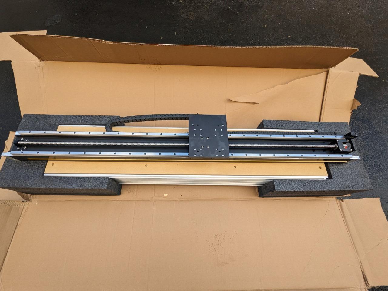 SHAPEOKO CNC ROUTER T-SLOT HYBRID TABLE 48"X49" AND ROUTER ONLY #1 B2 BOX 1