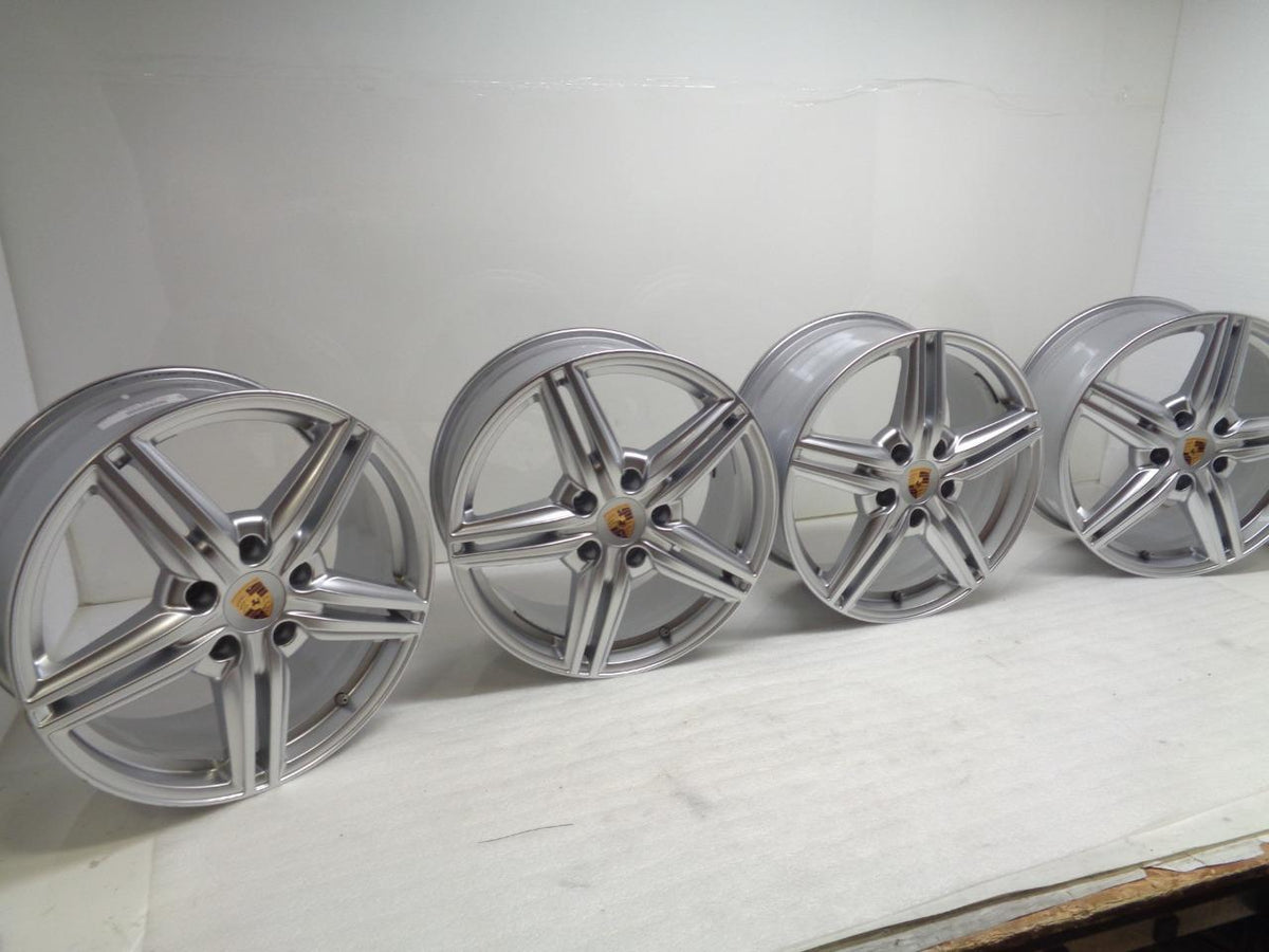 4 USED GENUINE PORSCHE CAYENNE 2011-18 WHEELS 19X8.5 ET59 5X130 SR
