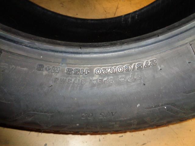 BLEMISH BRIDGESTONE ALENZA A/S 02 TPC SPEC 275 60 20 115S SL TIRE B-005510 BQ4