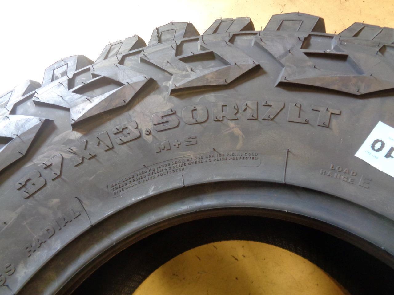 2 GLADIATOR XCOMP M/T LT 37 13.50 17 131Q LRE 10PLY TIRE 1932267373 BQ3