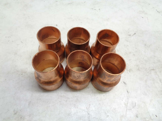 1 NEW PACK OF 6 NIBCO COPPER ADAPTERS 1.65" x 2.15" R10TC