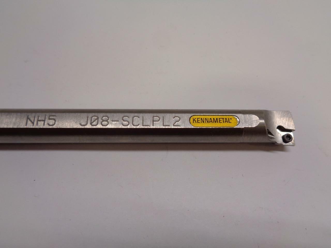 NEW KENNAMETAL NHS BORING BAR 1/2" 8" OAL J08-SCLPL2 EMCBS