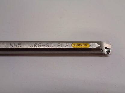 NEW KENNAMETAL NHS BORING BAR 1/2" 8" OAL J08-SCLPL2 EMCBS