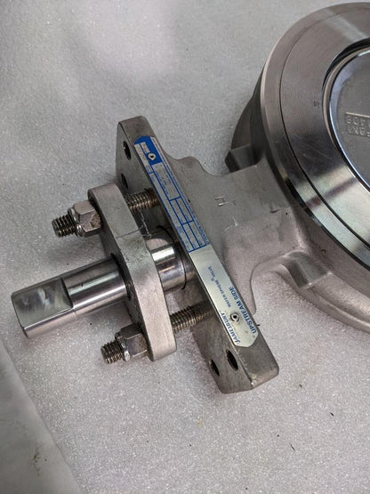 JAMESBURY STEEL WAFER-SPHERE VALVE 8" 316SS BODY 830W1136HBXZ K2