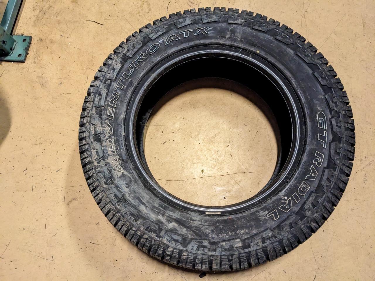 GT RADIAL ADVENTURO ATX OWL 275 65 20 126/123S LRE 10PLY TIRE AS162 CQ1