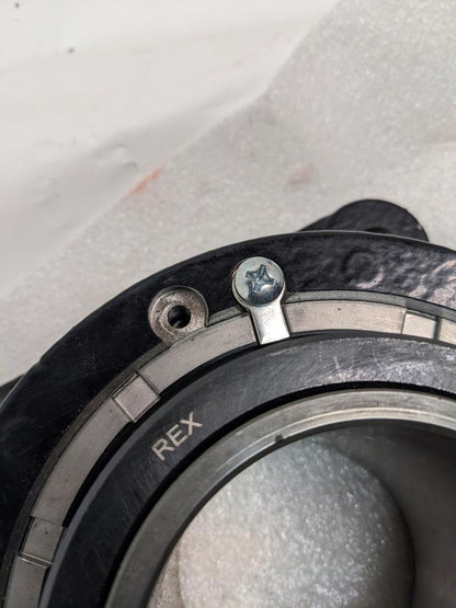 REXNORD MB2307 CAST IRON FLANGE BLOCK BALL BEARING 4 BOLT SQUARE NEW J2