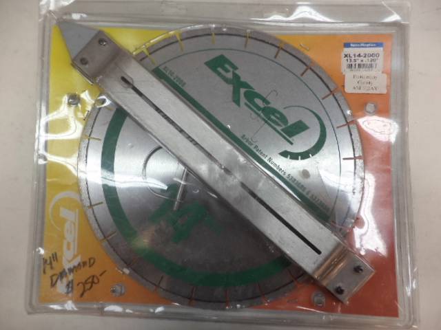 NEW HUSQVARNA EXCEL SOFF-CUTT XL14-2000 13.5" x .120" GREEN DIAMOND BLADE
