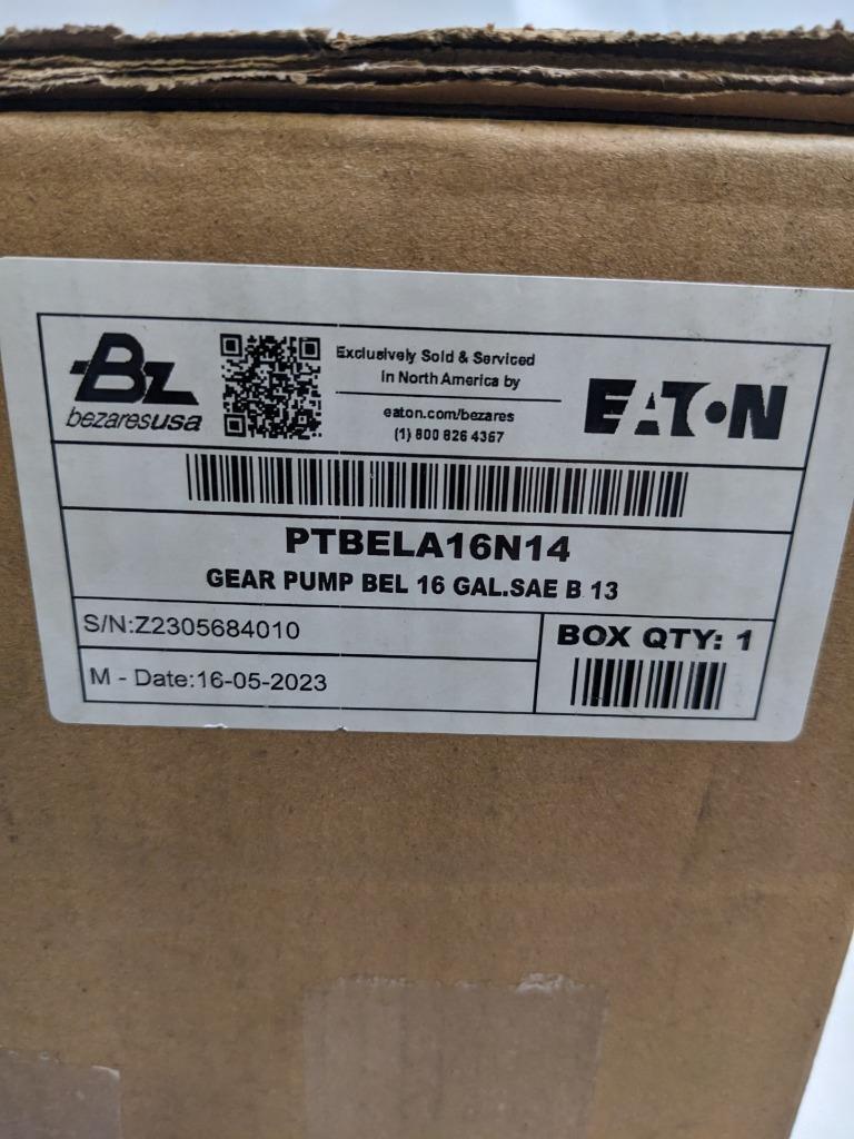 EATON FULLER HYDRAULIC GEAR PUMP 13-SPLINE PTBELA16N14 Z2305684010 NEW R11