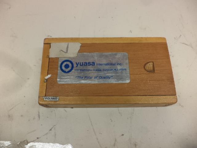 USED YUASA OUTSIDE MICROMETER CALIPER 0-25MM 0.01 0-1" R22T5