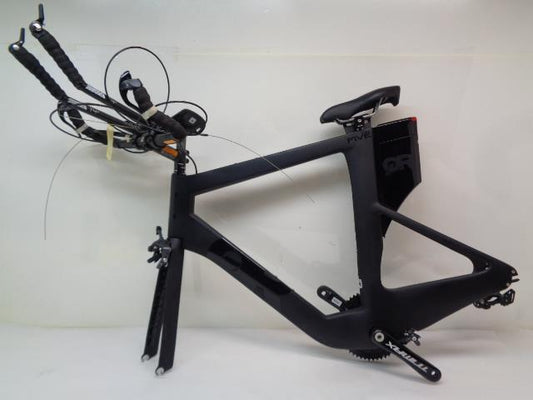 NEW QUINTANA ROO V-PR 58.5" FRAME W/ SADDLE, CRANKSET, DERAILLEUR & RIMS/TIRES