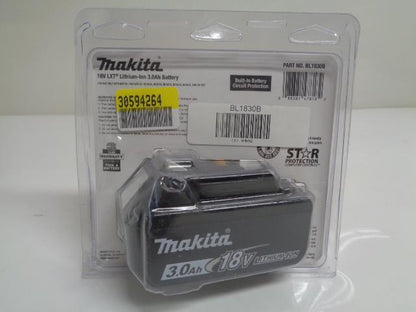 MAKITA BL1830B 18V LXT LITHIUM-ION 3.0AH BATTERY W/ L.E.D. CHARGE INDICATOR R30
