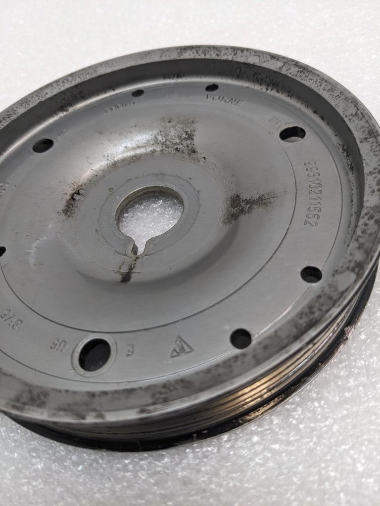 PORSCHE BOXSTER HARMONIC BALANCER CRANKSHAFT PULLEY 99610211562 USED 996GL2T1