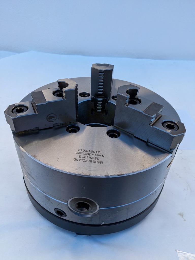 BISON 10" SELF CENTERING CHUCK WITH FINE ADJUSTMENT FRONT MOUNTING 3565-10 R34
