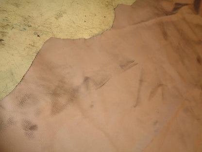 LEATHER HIDE 39.28 SQUARE FEET/3.65 SQUARE METERS TAN NEW N.3 SR