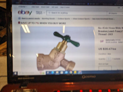 Arrowhead 361LF Arrow-Breaker No-Kink Hose Bibb, 3/4" MIP x 3/4" R27