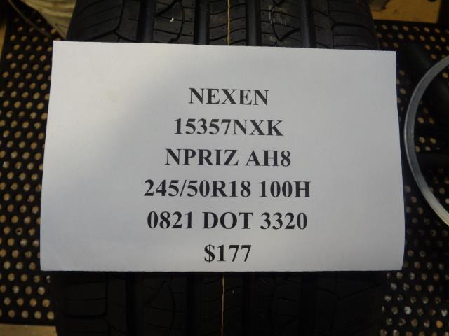 2 NEXEN NPRIZ AH8 P 245 50 18 100H SL ALL SEASON TIRES 15357NXK CQ1