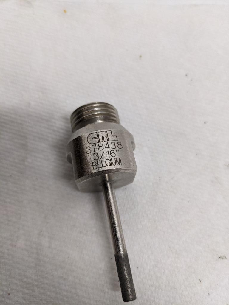 CRL HBT316 378438 3/16" HBT BELGIAN THREAD ELECTRO-FORMED DIAMOND DRILL NEW D0