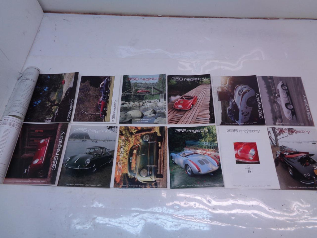PORSCHE 356 REGISTRY VOL.6 AUG/SEPT '80 - VOL.35 MAY/JUNE '10 (FEW MISSING) R31