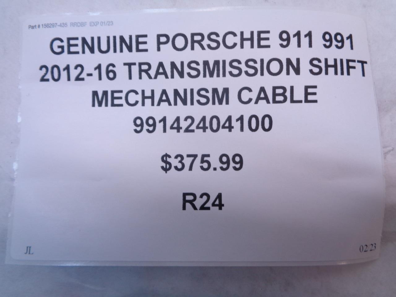 GENUINE PORSCHE 911 991 12-16 TRANSMISSION SHIFT MECHANISM CABLE 99142404100 R20
