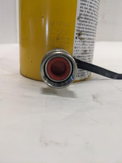 ENERPAC HYDRULIC RAM: SINGLE ACTING 50 TON NOMINAL CAPACITY RC506 BSRG5