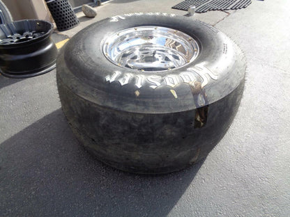 HOOSIER DRAG SLICK 14.5 33 15 CO7 w/ WELD RACING PROSTAR 15x14 5x4.75 - DRAG SEC